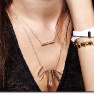 Stella & Dot Rebel Cluster Necklace